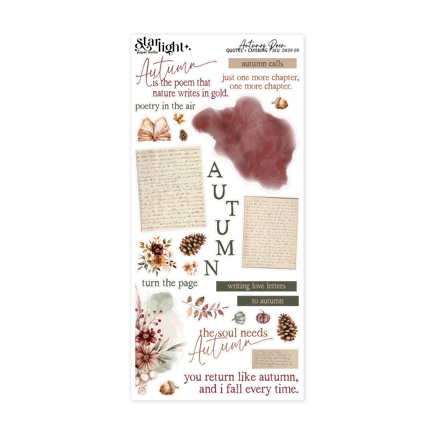 Autumn's Poem ✧ Decorative Kit