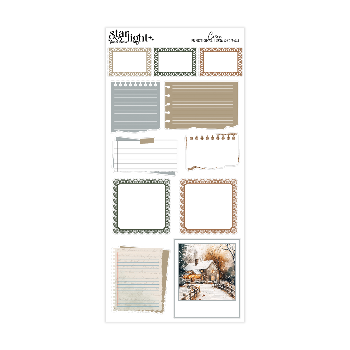 Cocoa ✧ Decorative Kit