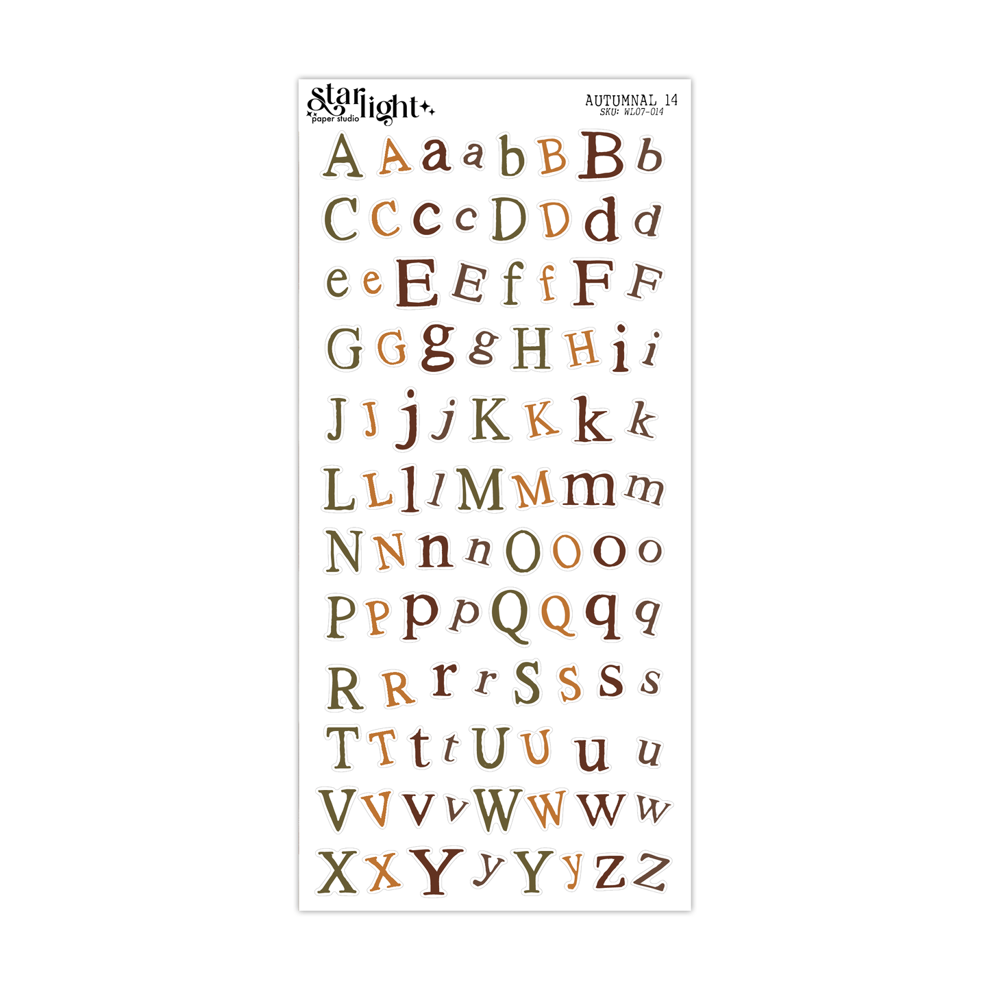 Whimsical Littles: Autumnal Letters