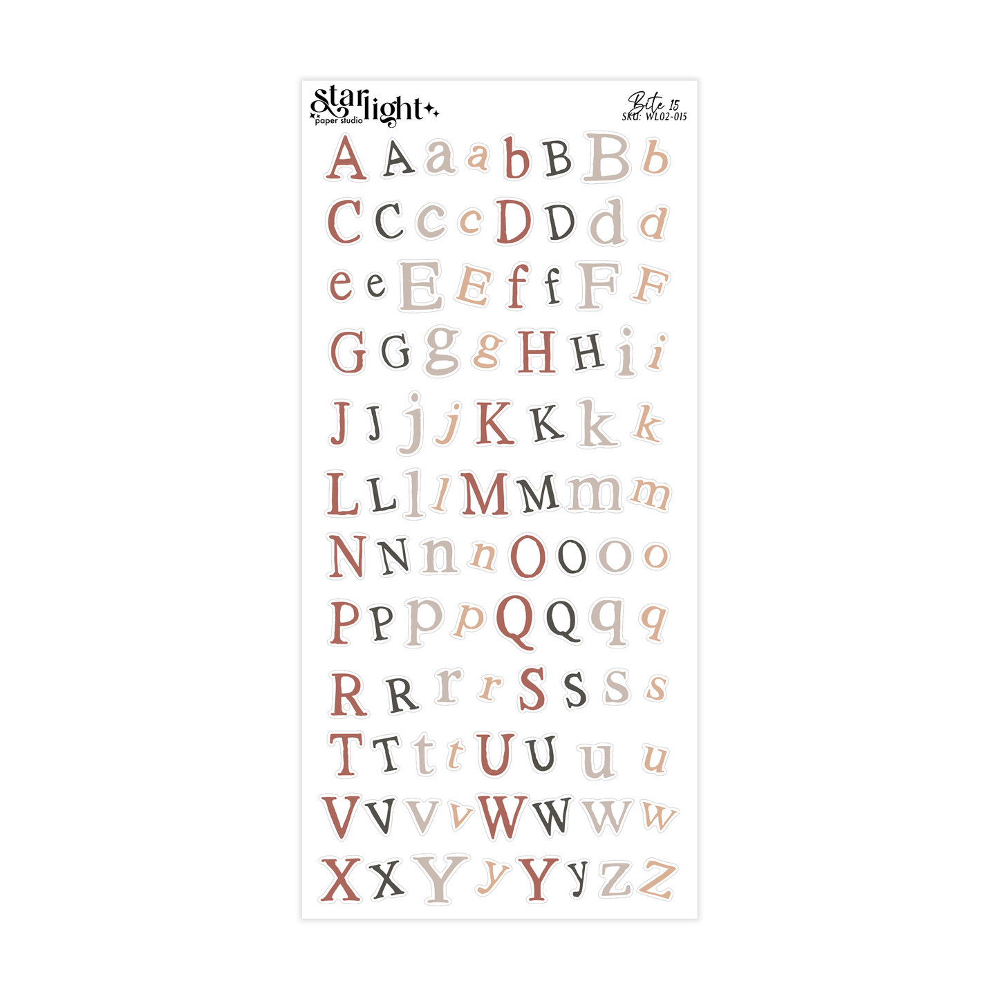 Whimsical Littles: Bite Letters