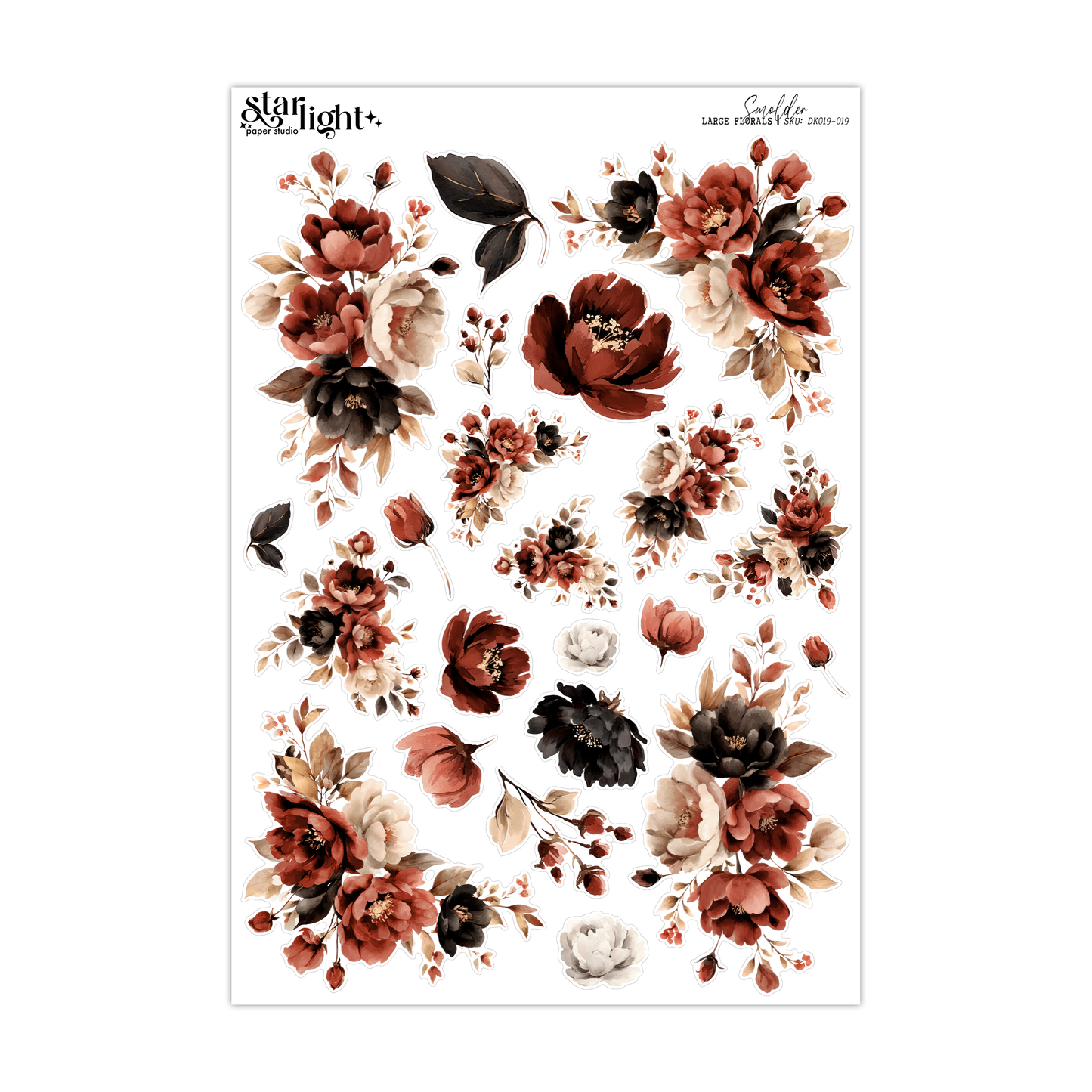 Smolder Large Florals