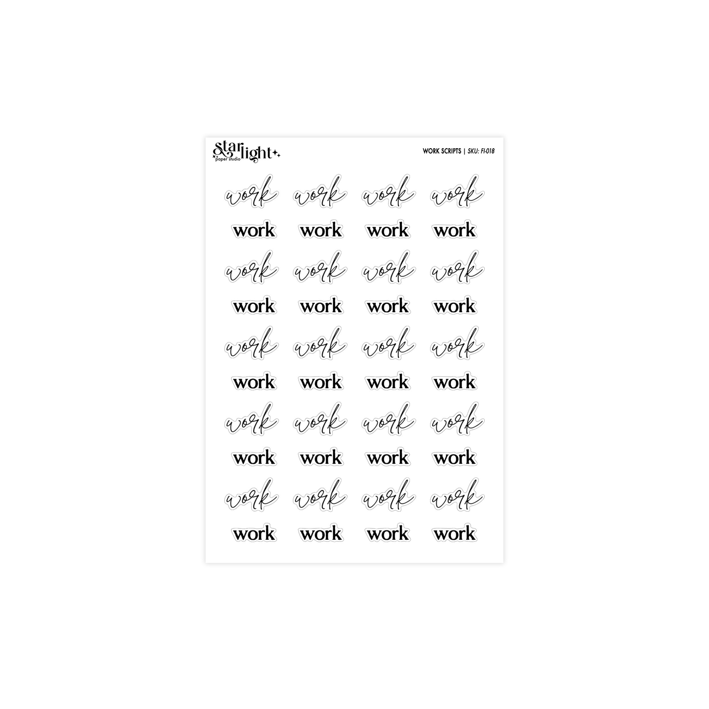 Work Scripts
