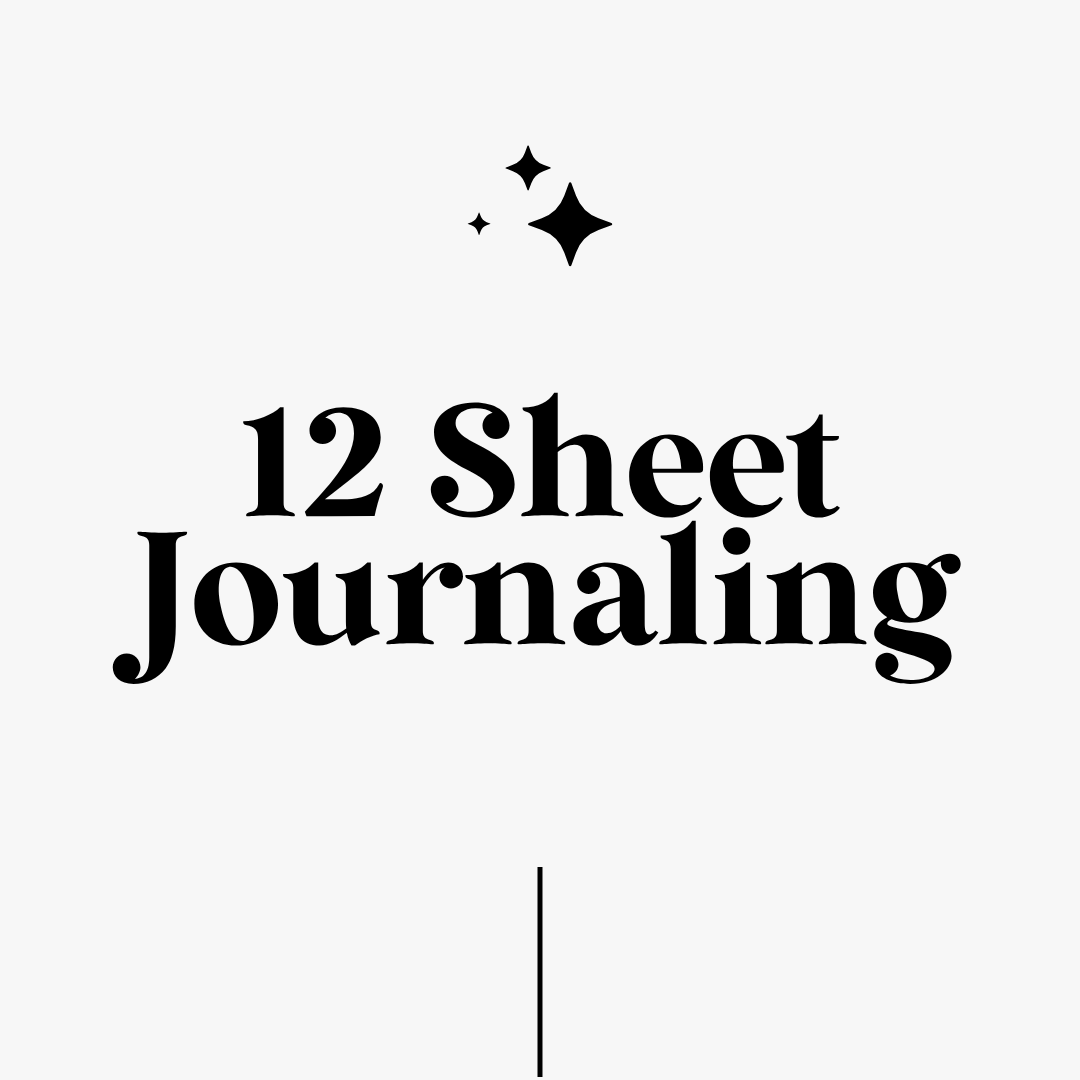 Oops Bag: 12 Sheet Journaling