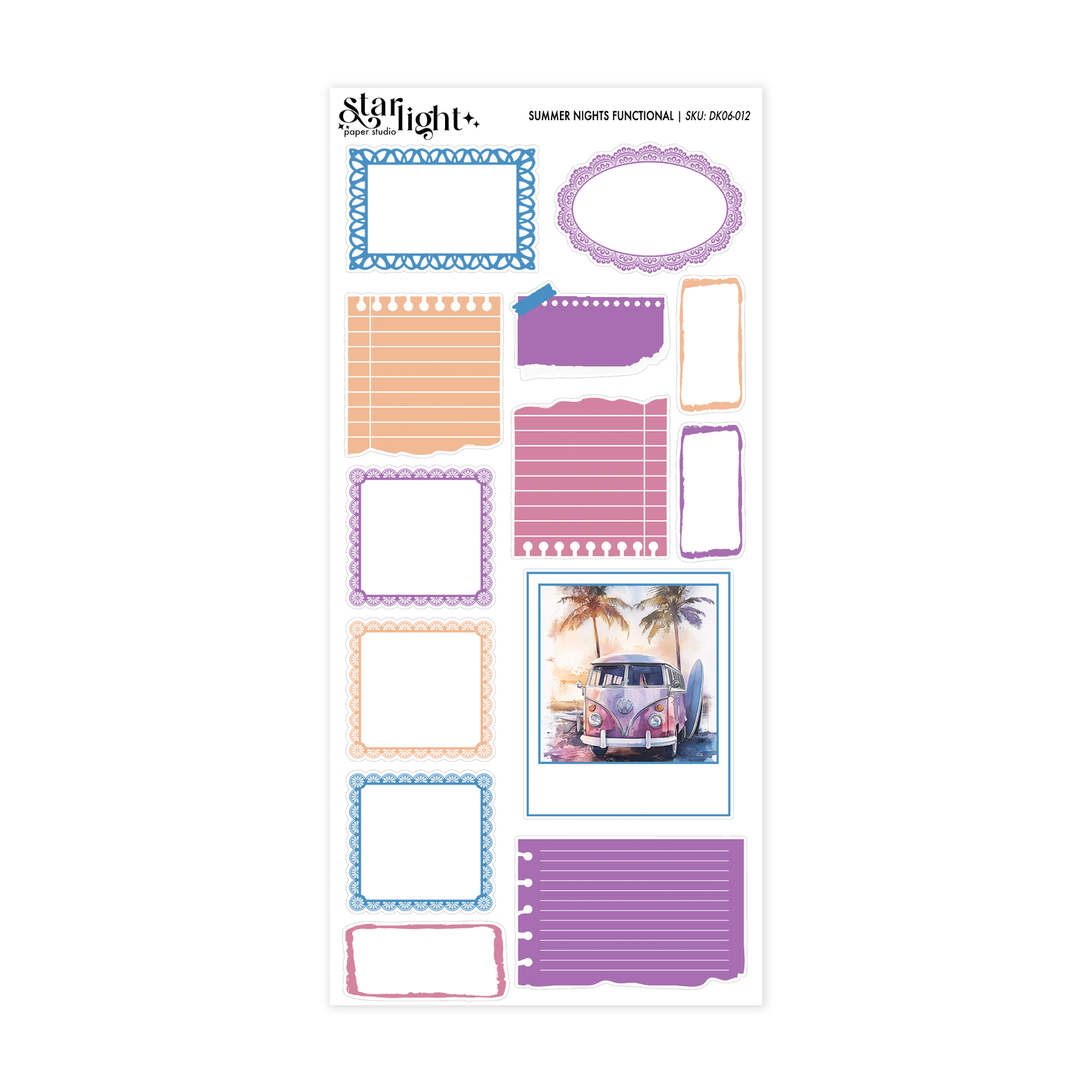 Summer Sunsets ✧ Decorative Kit