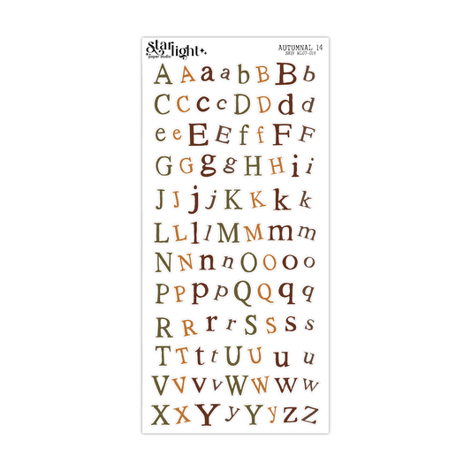 Whimsical Littles: Autumnal Letters