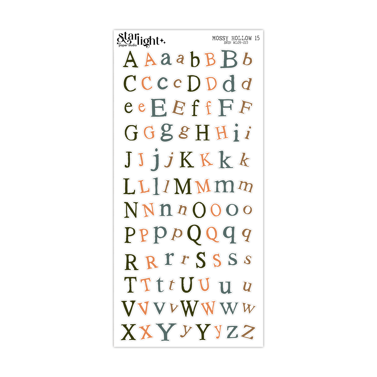 Whimsical Littles: Mossy Hollow Letters