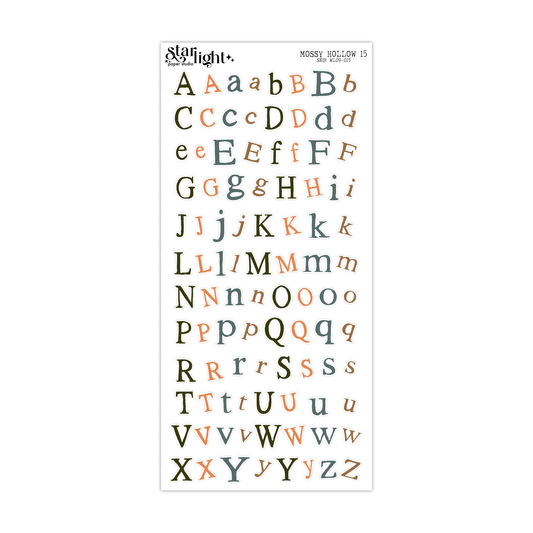 Whimsical Littles: Mossy Hollow Letters
