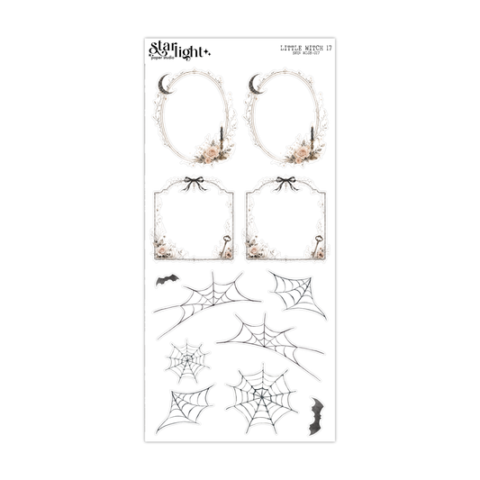 Whimsical Littles: Little Witch Frames and Cobwebs