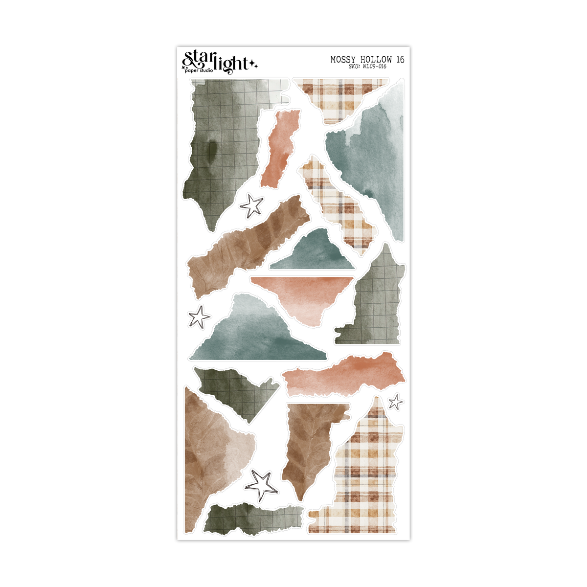 Whimsical Littles: Mossy Hollow Torn Paper