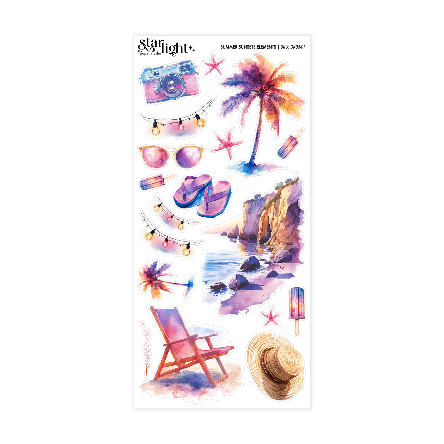 Summer Sunsets ✧ Decorative Kit