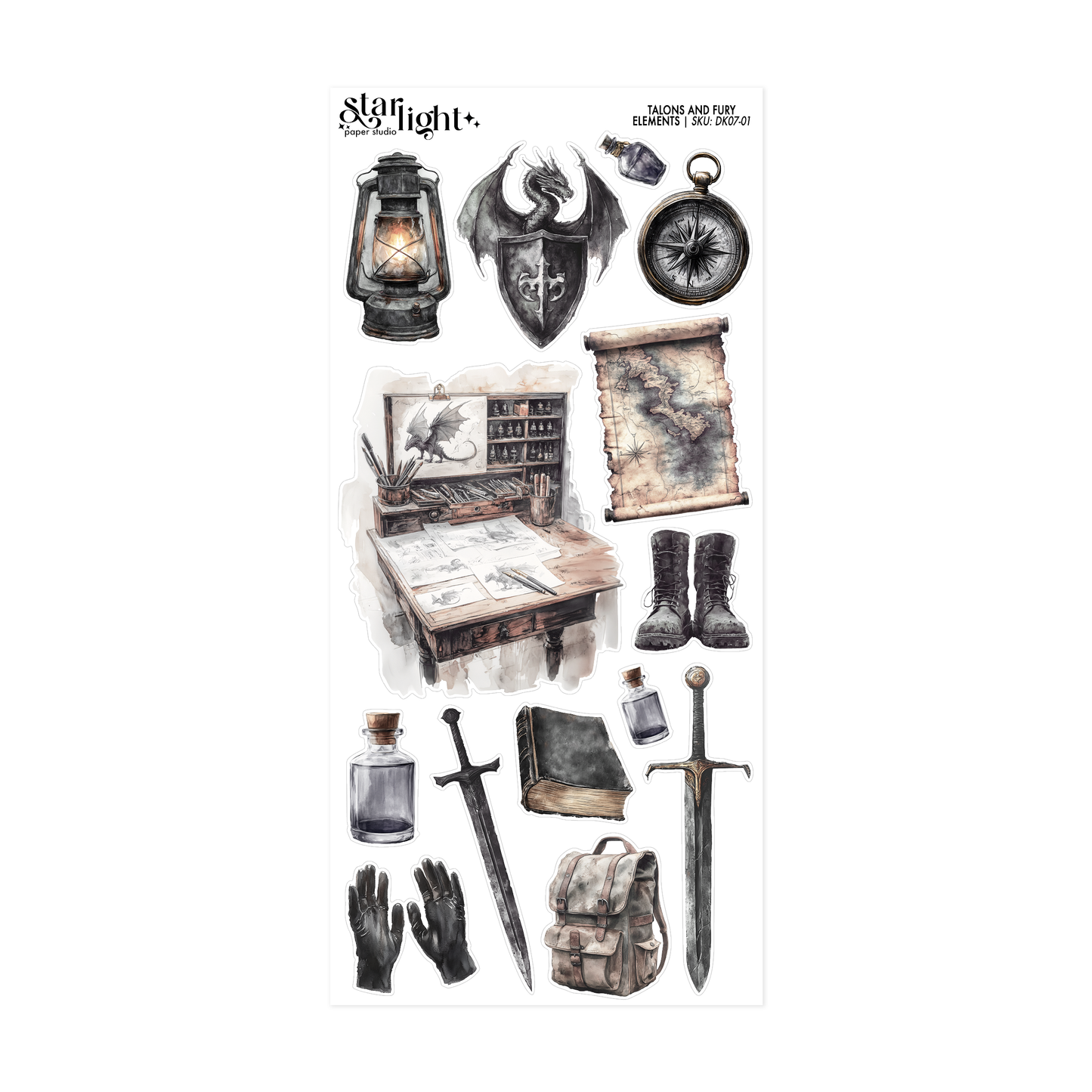 Talons and Fury ✧ Decorative Kit