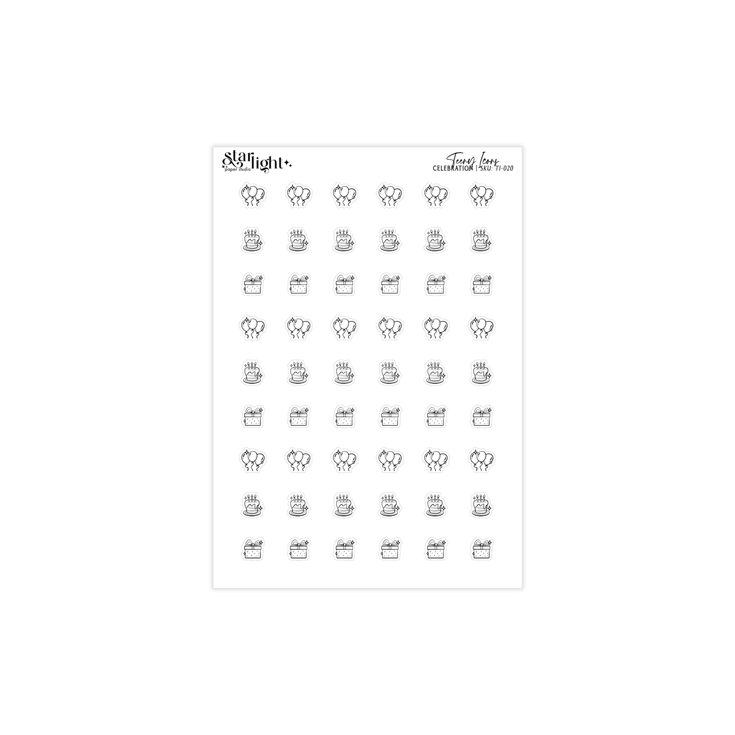 Teeny Icons: Celebration