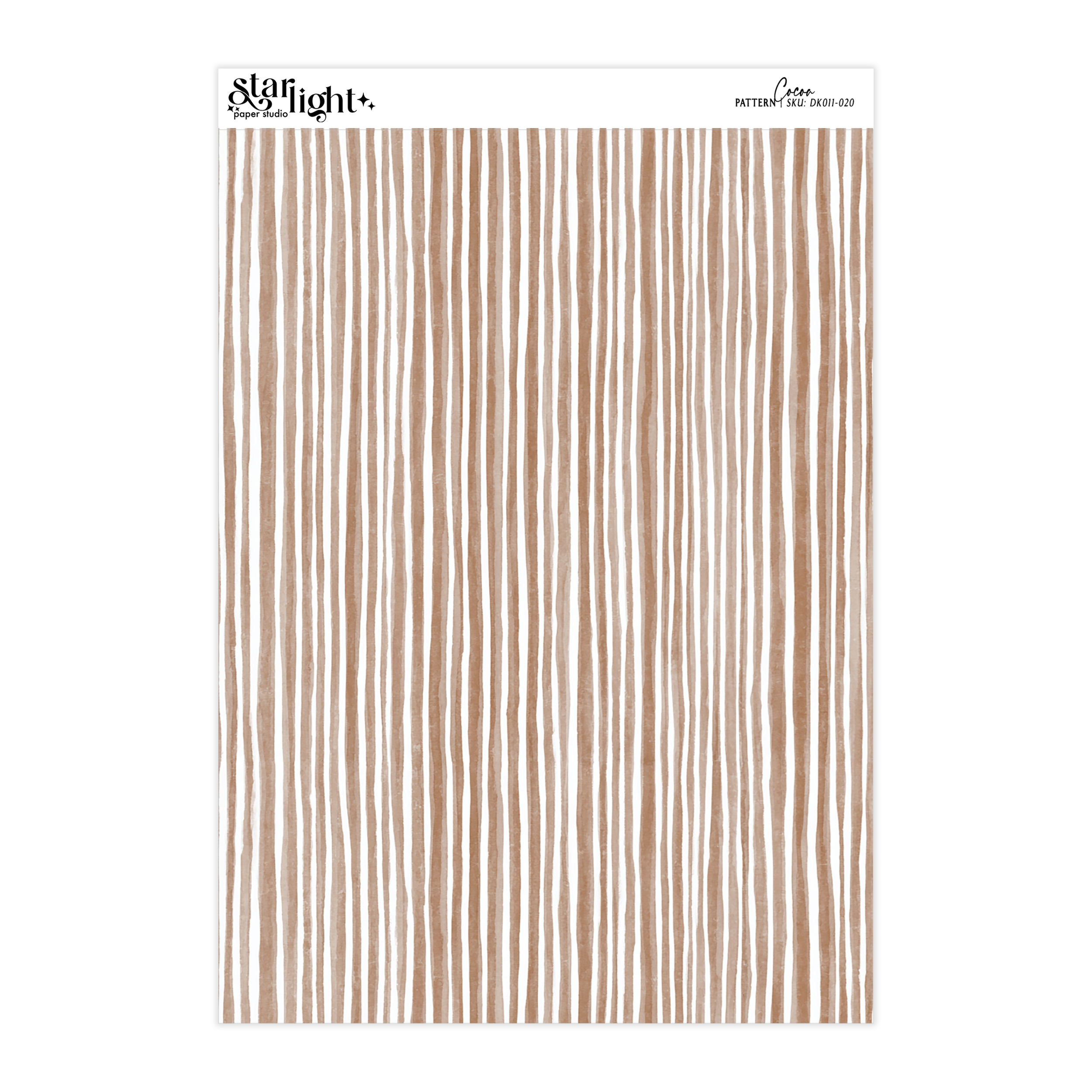 Cocoa Pattern – starlightpaperstudio