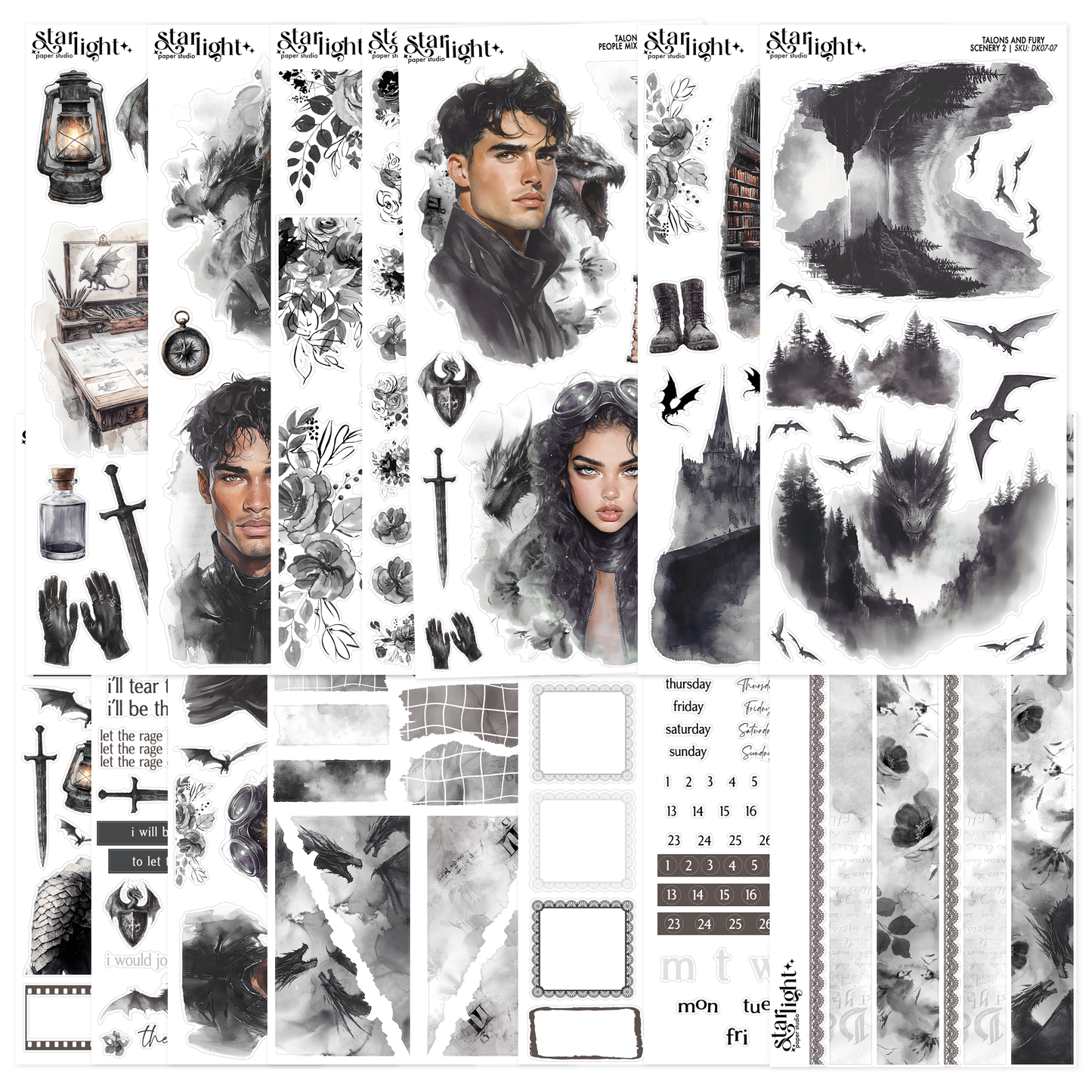 Talons and Fury ✧ Decorative Kit