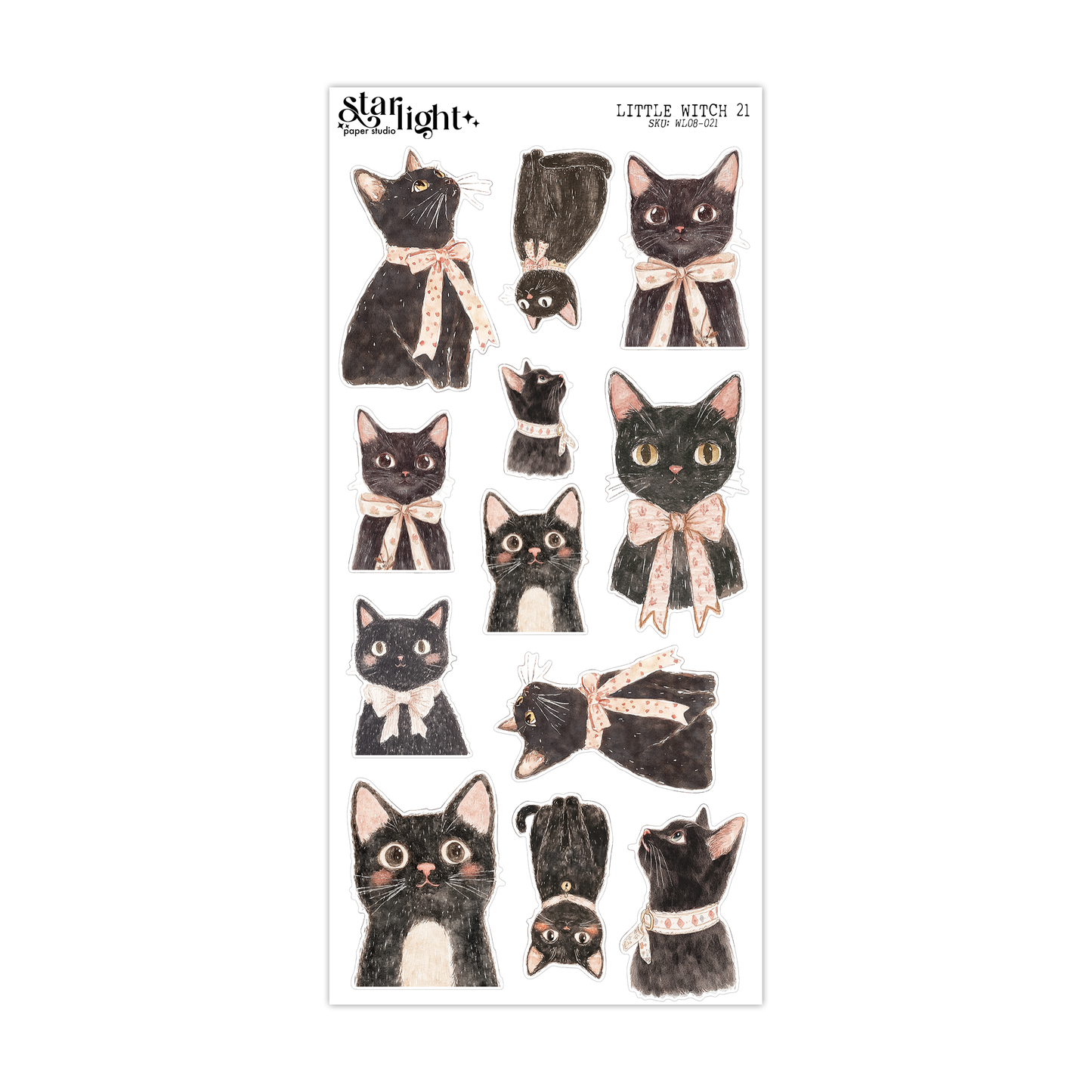 Whimsical Littles: Little Witch Black Cats