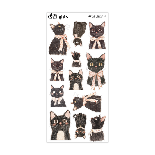 Whimsical Littles: Little Witch Black Cats