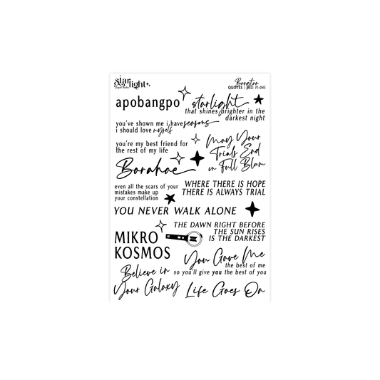 Bangtan Quotes