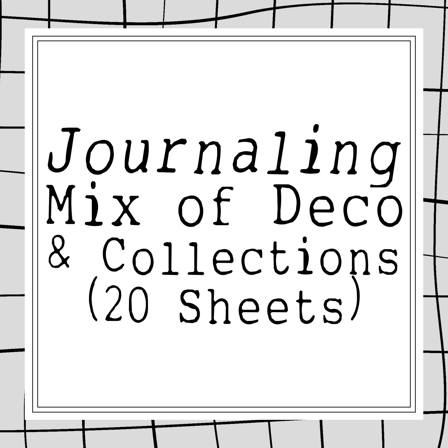 Oops Bag: Journaling Mix of Deco Collections | 20