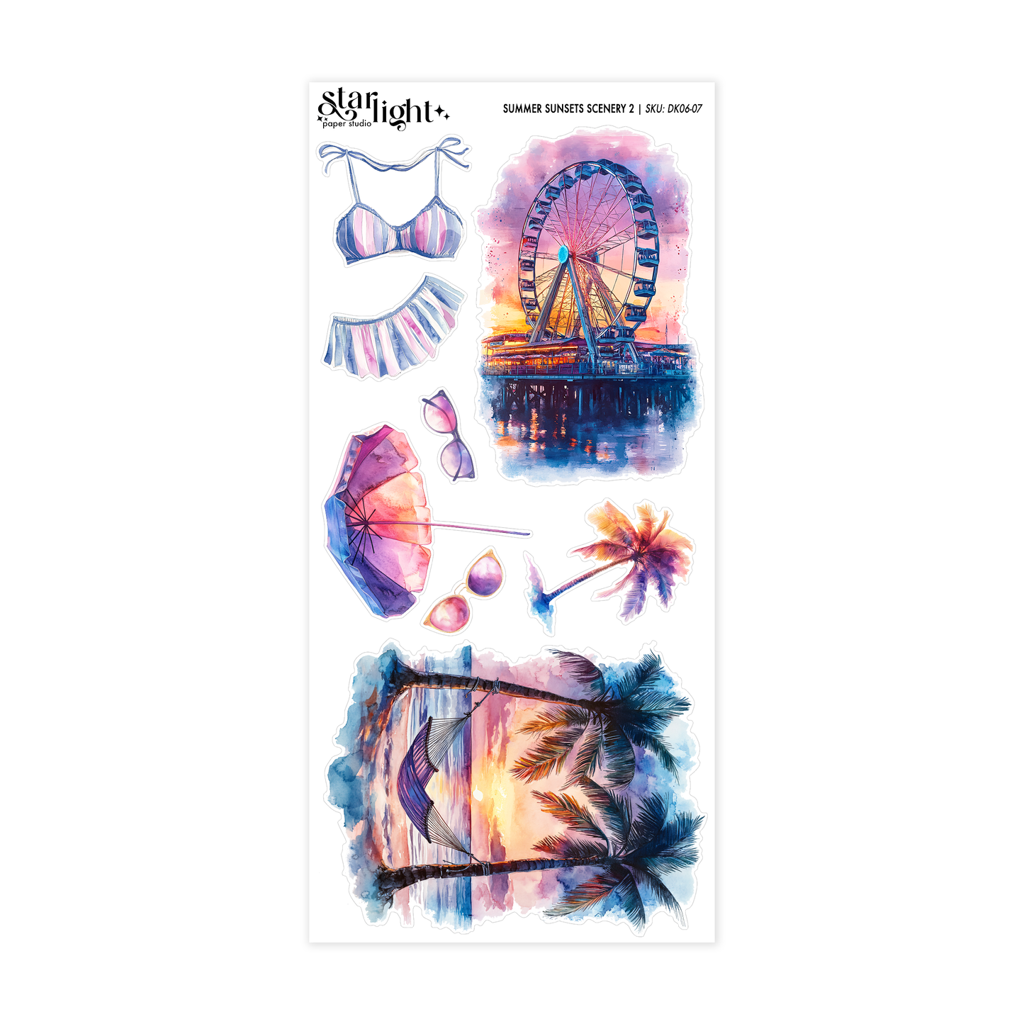 Summer Sunsets ✧ Decorative Kit