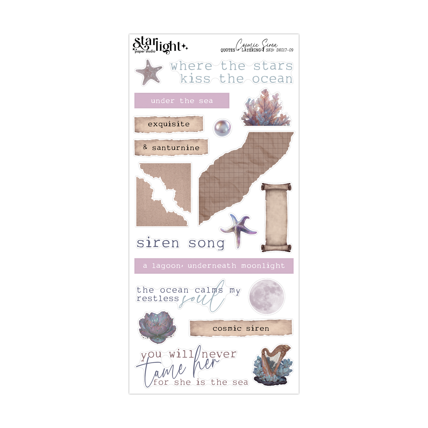 Cosmic Siren ✧ Decorative Kit