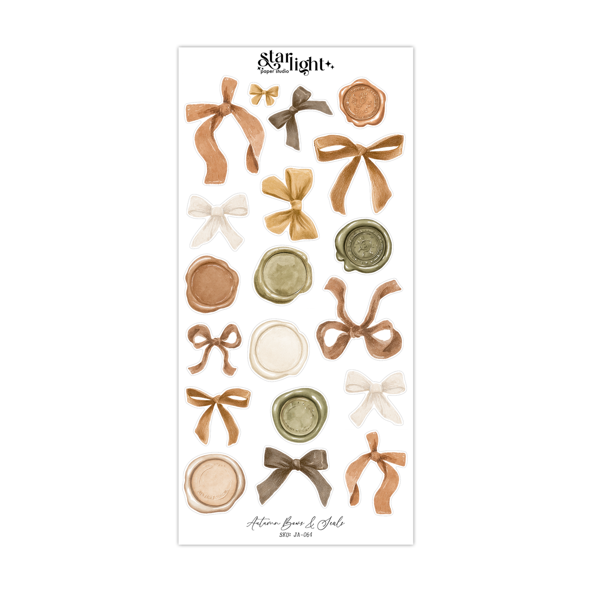 Autumn Bows & Seals