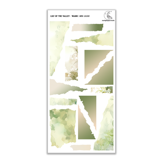 Lily of the Valley Washi ✧ Decorative Kit