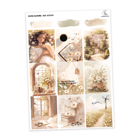 Paper Blooms Kit ✧ Light Gold Foil