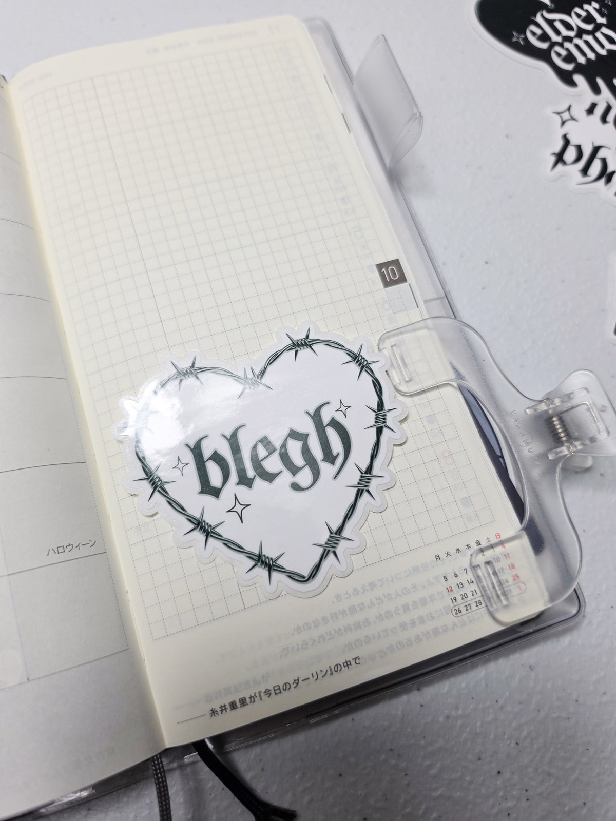 Blegh ✧ Vinyl Diecut