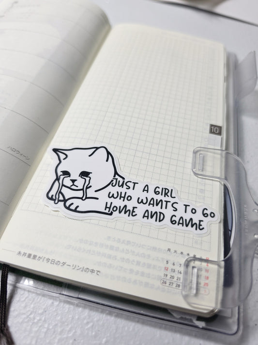 Just a Girl ✧ Vinyl Diecut