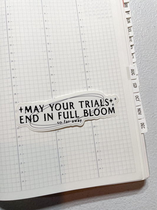 Trials ✧ Vinyl Diecut