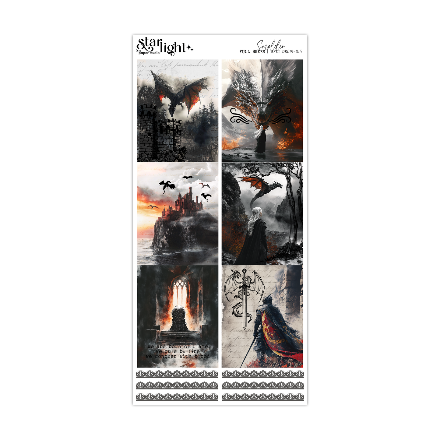 Smolder Full Boxes ✧ Silver Foil